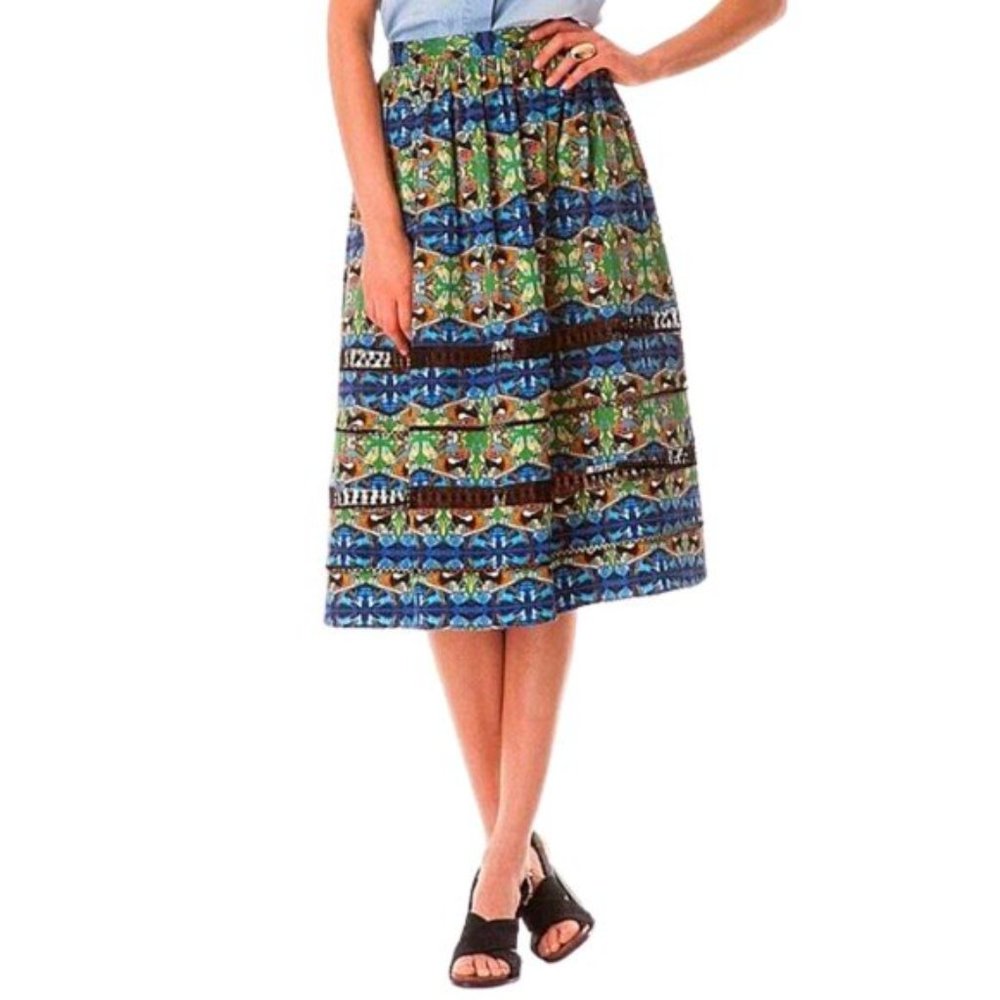 Sam Edelman | Mu Tulum Tropical Parrot Print Skirt